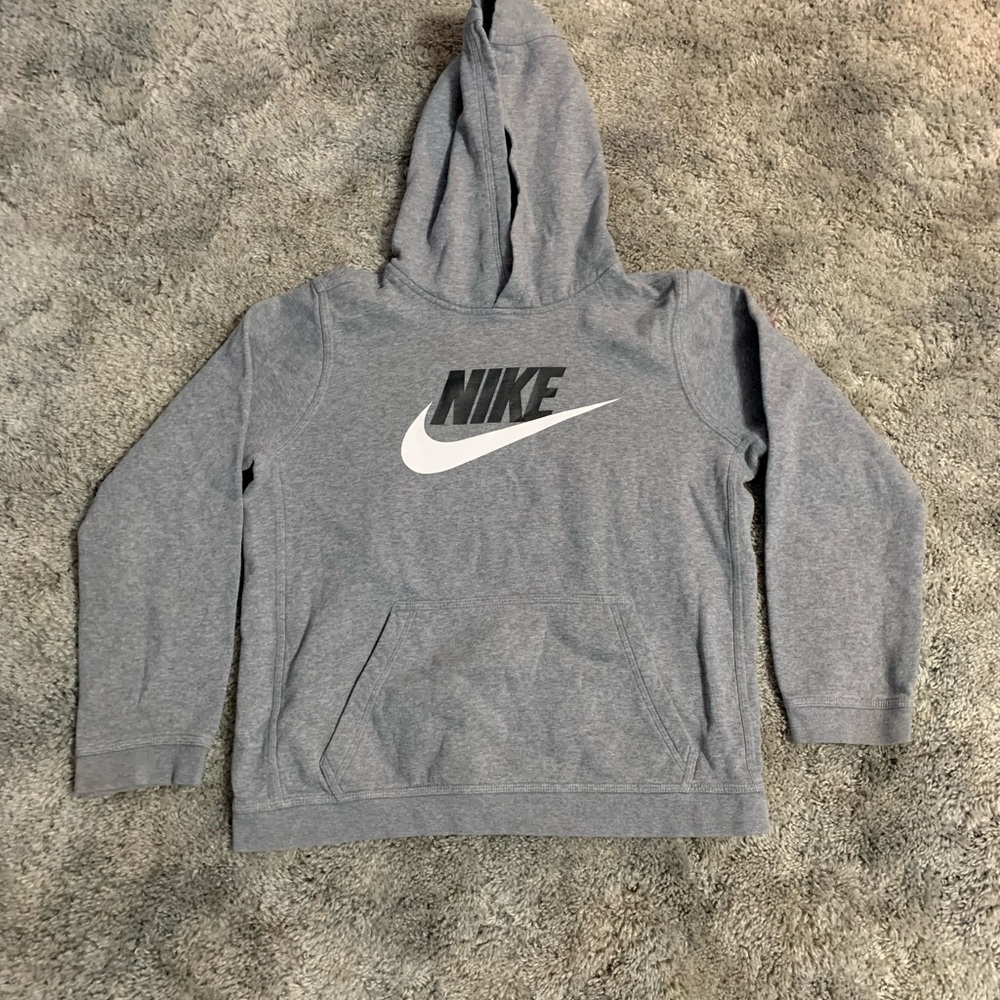 Nike Kids XL Light Gray Hoodie